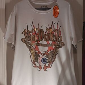 Von Dutch NWT Flying Eye Bold Flaming Graphics Sz XL